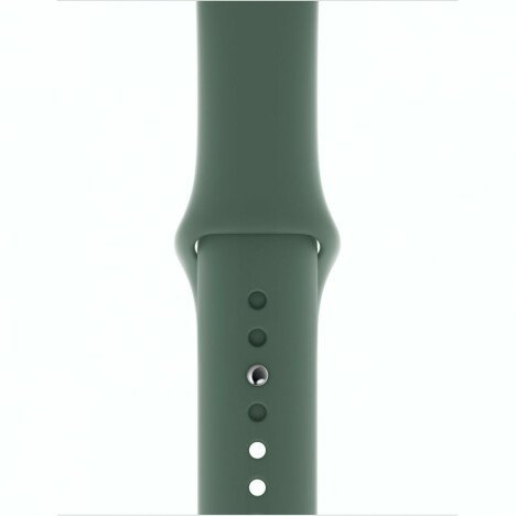 Curea iUni compatibila cu Apple Watch 1/2/3/4/5/6/7, 38mm, Silicon, Green/Turquoise