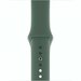 Curea iUni compatibila cu Apple Watch 1/2/3/4/5/6/7, 38mm, Silicon, Green/Turquoise